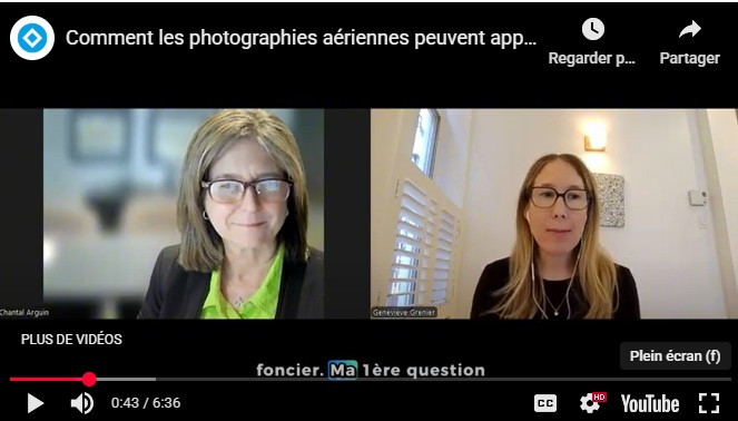 Regard sur le territoire : nouvelle capsule vidéo sur l'utilisation des photographies aériennes dans un litige foncier